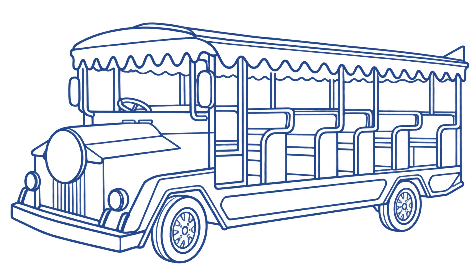 Doodle odong-odong, kendaraan shuttle pernikahan kami